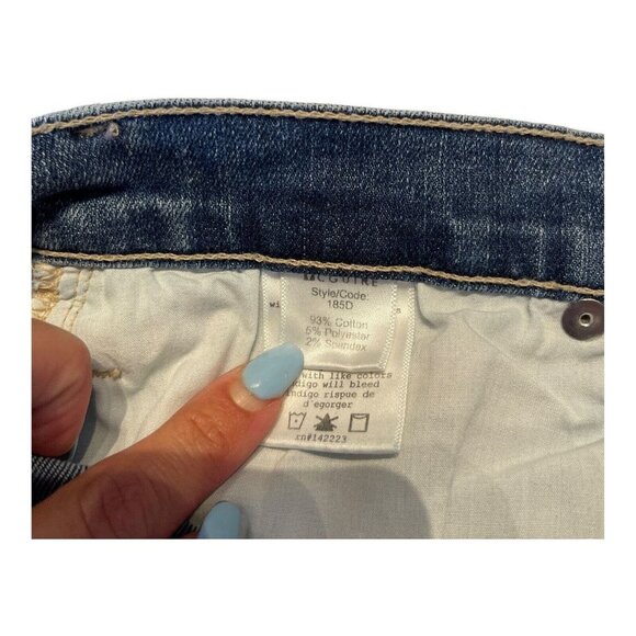 McGuire 32 Medium Wash Newton High Style 185d Skinny Jeans HEMMED 24" Inseam - Picture 7 of 8